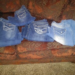 Sale 4 pair jean bundle size 9